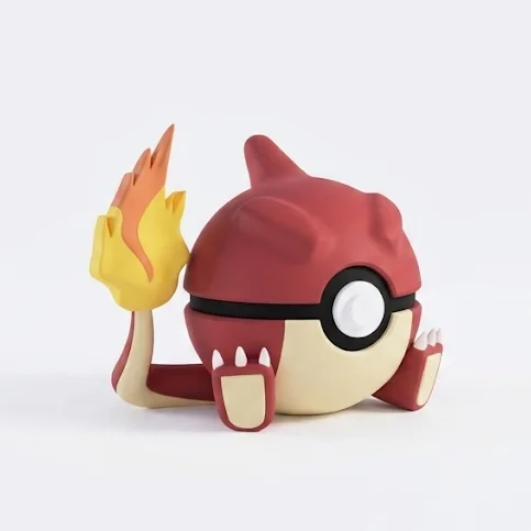 #0005 Charmeleon, impresas en 3D
