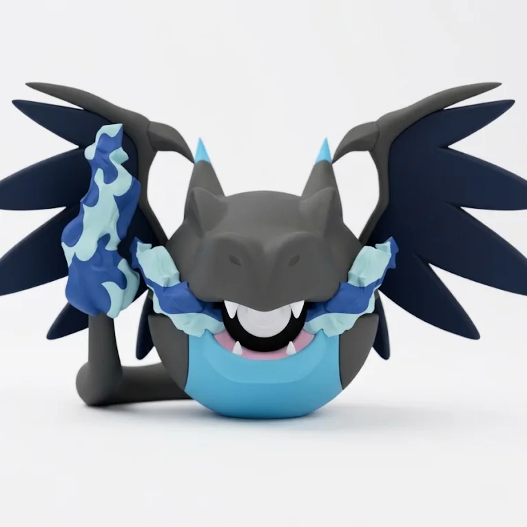 Mega Charizard X – #0006 Charizard, impresa en 3D