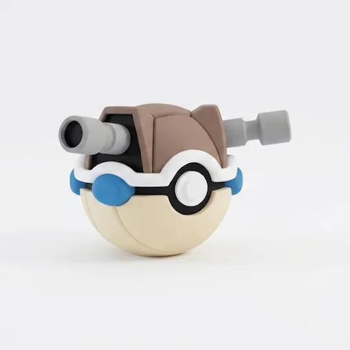 #0009 Blastoise, impresas en 3D