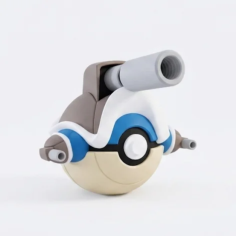 Mega Blastoise – #0009 Blastoise, impresa en 3D