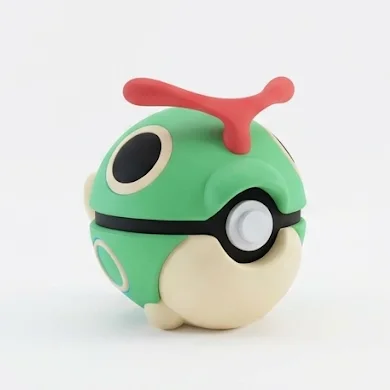 #0010 Caterpie, impresas en 3D