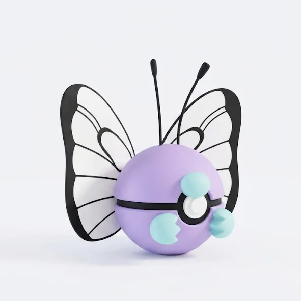 #0012 Butterfree, impresas en 3D