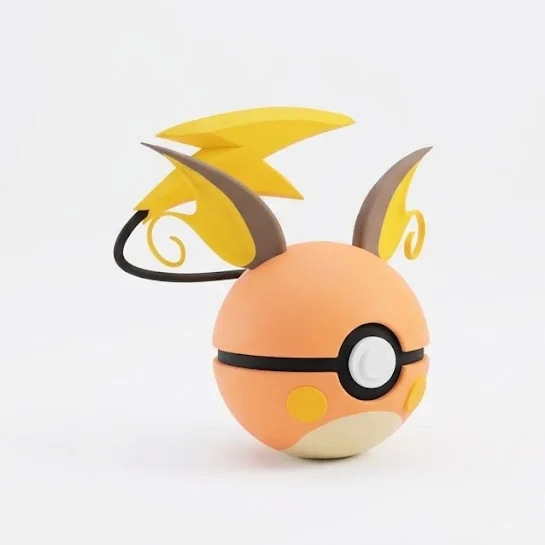 #0026 Raichu, impresas en 3D